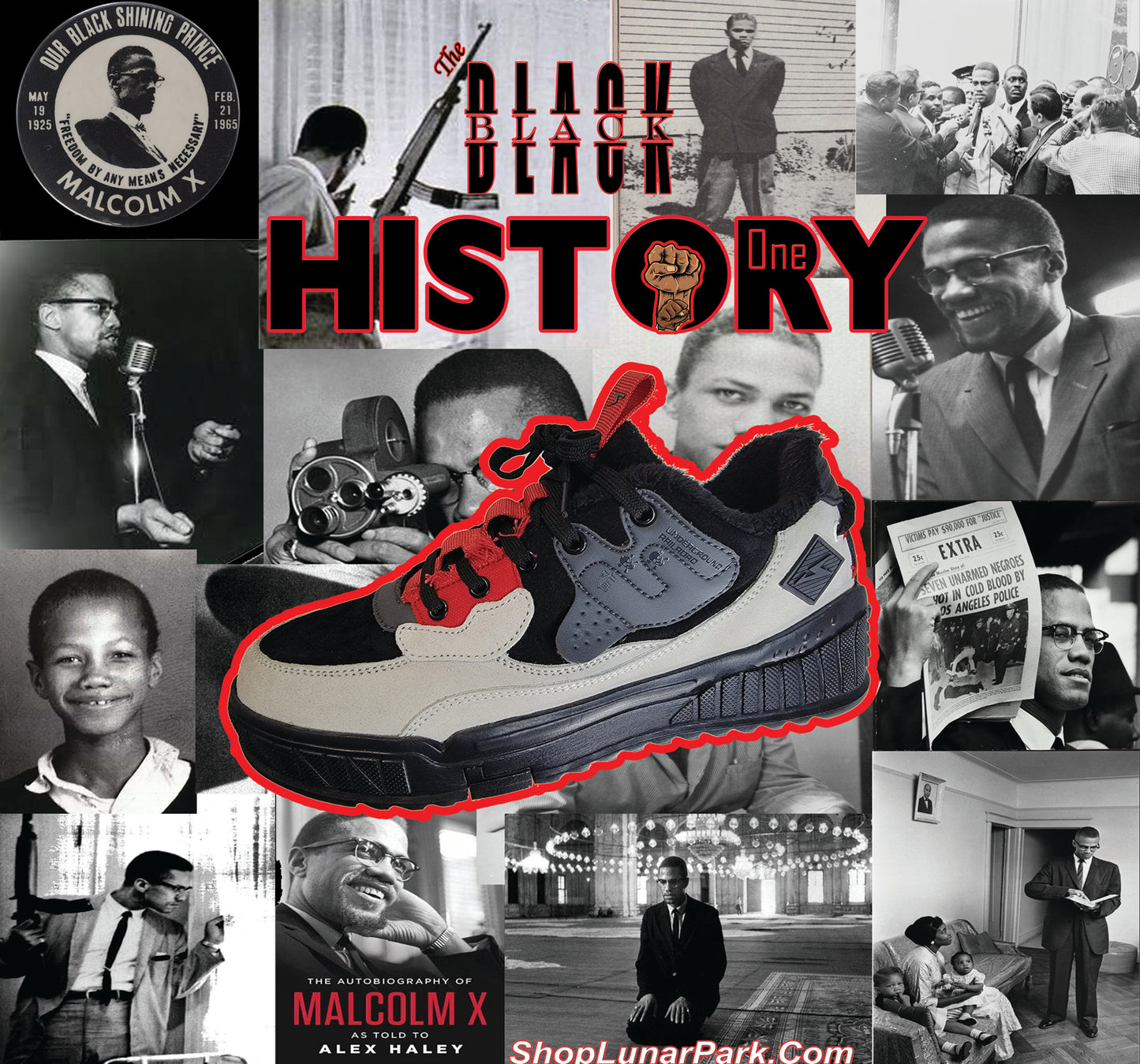 Black History One "MALCOLM" colorway
