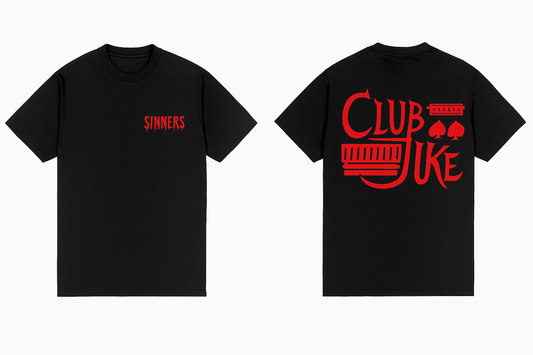 SINNERS COLLECTION: Club Juke T-Shirt (Pre-Order)